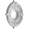 Ekena Millwork Attica PVC Ceiling Medallion (Canopies up to 5"), 13"OD x 3 1/2"ID x 3/4"P, Textured Metallic Galaxy CMP13ATAGX - alternate 2